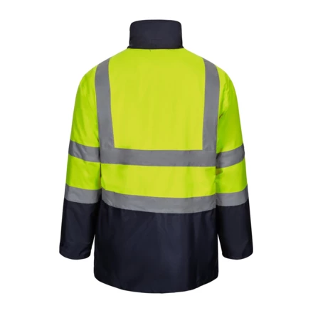 VL JUNO LARGE. Dwukolorowa kurtka 4 w 1 (180 g/m²) z poliestru (100%) z powłoką PU (NPS-36109-204-4XL)