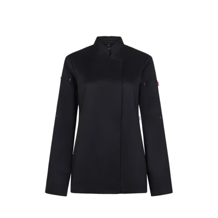 VL THOTH. Kobieca bluza kuchenna (190 g/m²) wykonana z bawełny (35%) i poliestru z recyklingu (65%) (NPS-36160-103-2XL)