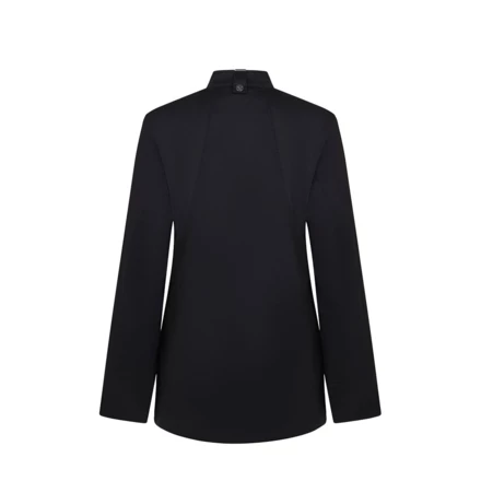 VL THOTH. Kobieca bluza kuchenna (190 g/m²) wykonana z bawełny (35%) i poliestru z recyklingu (65%) (NPS-36160-103-2XL)