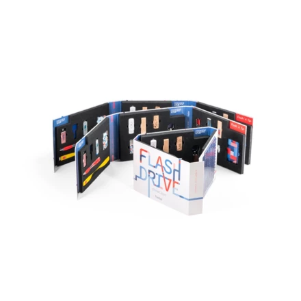 FLASH DRIVE SHOWCASE. Customised pen drives showcase (NPS-70070-100)