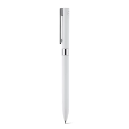 CLARE. Recycled aluminium (100% rAL) twist action ball pen with clip (NPS-81156-112)