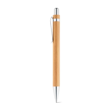 GREENY. Ball pen and mechanical pencil set in bamboo (NPS-81162-160)