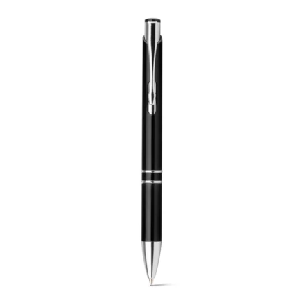 BETA PLASTIC. ABS ball pen with metal clip (NPS-81182-103)