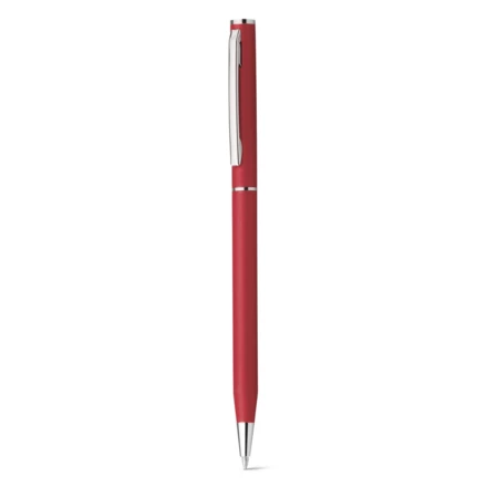 LESLEY METALLIC. Aluminium ball pen with clip and twist mechanism (NPS-81185-105)