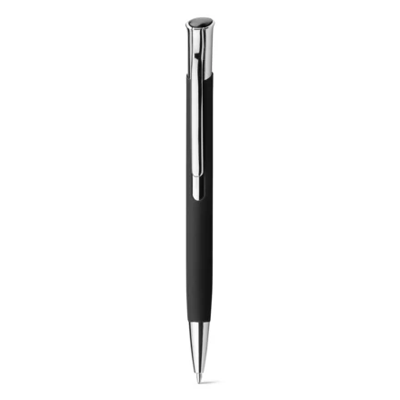 OLAF SOFT. Aluminium ball pen with rubber finish (NPS-81192-103)