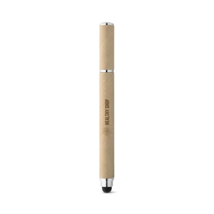 PAPYRUS. Kugelschreiber aus Kraftpapier und ABS mit Touchpen-Spitze (NPS-91621-109)