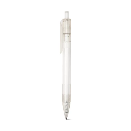 HARLAN. rPET ball pen pen with coloured button (NPS-91794-110)