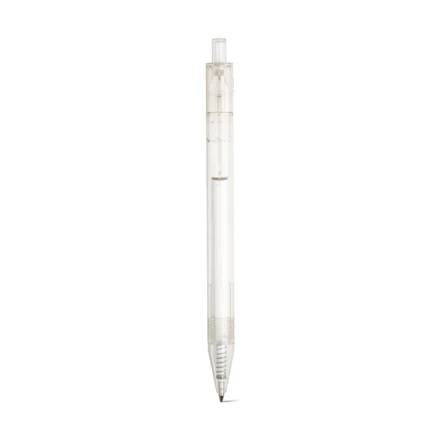 HARLAN. rPET ball pen pen with coloured button (NPS-91794-110)