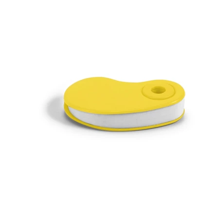 SIZA. White TPR eraser with PP protective cover (NPS-91935-108)
