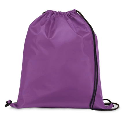 CARNABY. 210D Rucksacktasche mit schwarzen Zugbändern (NPS-92910-132)