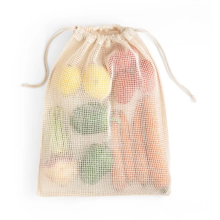 NAPOLI. 100% cotton bag (120 g/m²) with 100% cotton mesh on the front (100 g/m²) (NPS-92935-150)