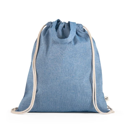 RISSANI. Drawstring bag with recycled cotton (70%) and polyester (30% rPET) (140 g/m²) (NPS-92936-104)