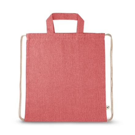 RISSANI. Drawstring bag with recycled cotton (70%) and polyester (30% rPET) (140 g/m²) (NPS-92936-105)
