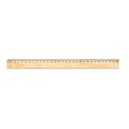 WESLEY 30. Linijka z drewna sosnowego o długości 30 cm (NPS-93661-150)