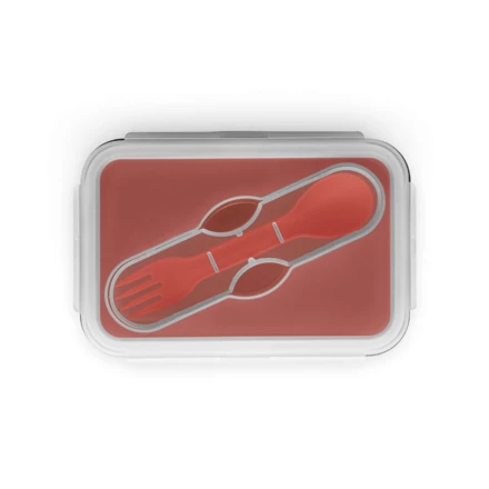 SAFFRON. Lunch Box. Retractable hermetic box in silicone and PP 640 mL (NPS-93847-105)