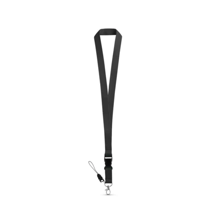 ANQUETIL. Polyester lanyard with metal carabiner (NPS-94401-108)