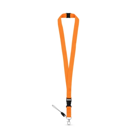 MURRAY. Polyester lanyard with metal carabiner (NPS-94402-128)