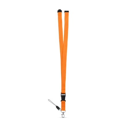 MURRAY. Polyester lanyard with metal carabiner (NPS-94402-128)