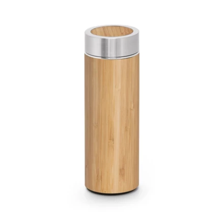 NATUREL. Bamboo and stainless steel (90% recycled) thermal bottle 430 mL (NPS-94683-160)
