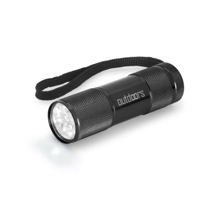 FLASHY. Taschenlampe aus Aluminium mit 9-LEDs (NPS-94736-103)