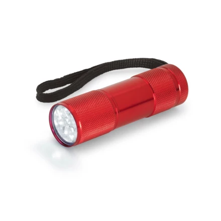 FLASHY. Aluminum flashlight with 9 LEDs (NPS-94736-105)