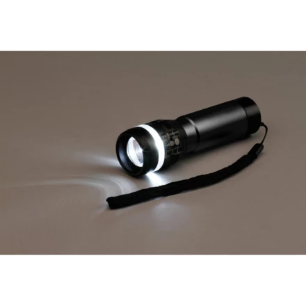ZOOMIN. Aluminium torch with zoom function with 3 light modes (NPS-94758-105)