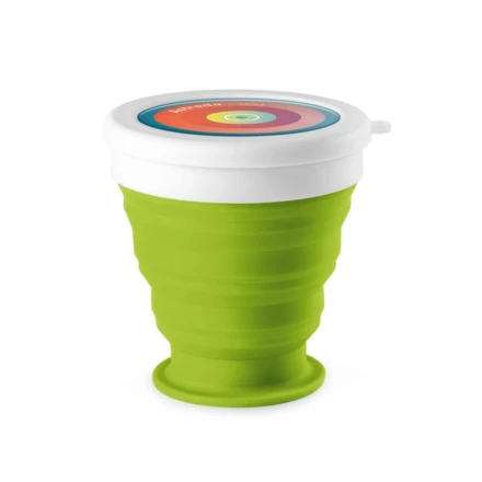 ASTRADA. Silicone and PP folding travel cup 250 mL (NPS-94762-104)