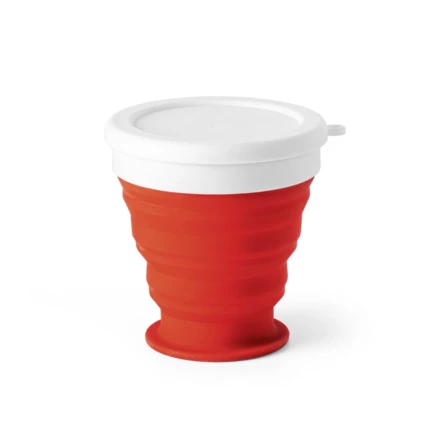 ASTRADA. Silicone and PP folding travel cup 250 mL (NPS-94762-105)