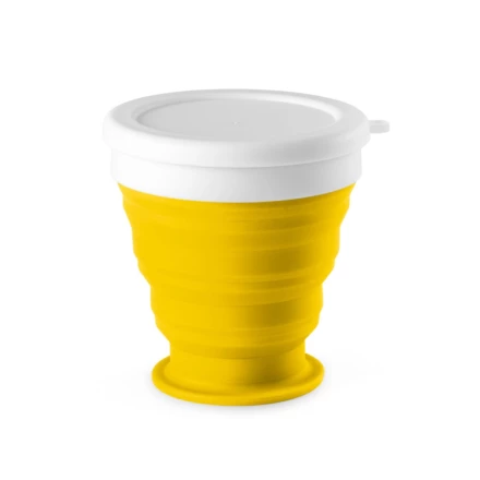 ASTRADA. faltbarer Reisebecher aus Silikon und PP 250 ml (NPS-94762-108)