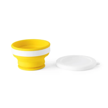 ASTRADA. faltbarer Reisebecher aus Silikon und PP 250 ml (NPS-94762-108)