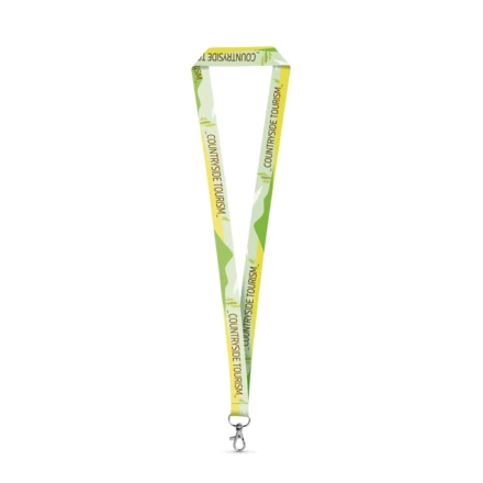 WINDSOR. SET Lanyard SUBLIMATION Long II (20 mm) in recycled polyester (100% rPET) with Hook Trigger Snap 20 mm (NPS-94974-106)