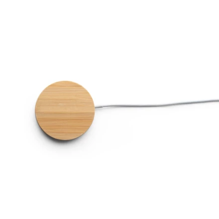 DAIMLER. 15W superfast wireless magnetic charger in bamboo (NPS-97128-160)