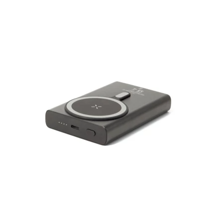 WRIGHT 10. Magnetyczny powerbank z superszybkim ładowaniem z recyklingowanego aluminium i recyklingowanego ABS o pojemności 10 000 mAh (NPS-97216-103)