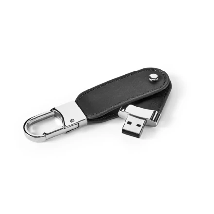 BRAGG 8GB. USB memory with 8GB in PU and with carabiner clip (NPS-97438-103)