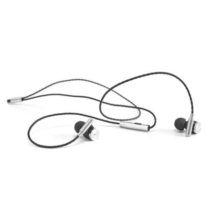 VIBRATION. Metal and ABS earphones with microphone (NPS-97923-107)