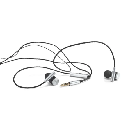 VIBRATION. Metal and ABS earphones with microphone (NPS-97923-107)