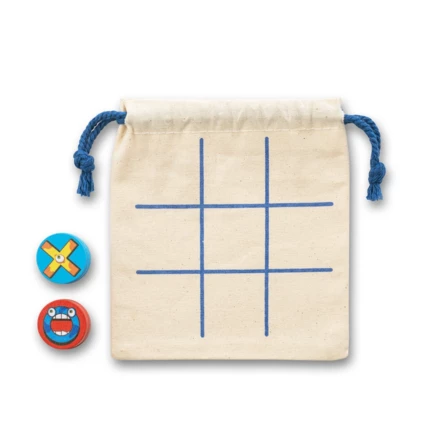 CROSSES. Klassisches 3-Gewinnt-Spiel aus Sperrholz, bestehend aus 10 Teilen (NPS-98097-150)