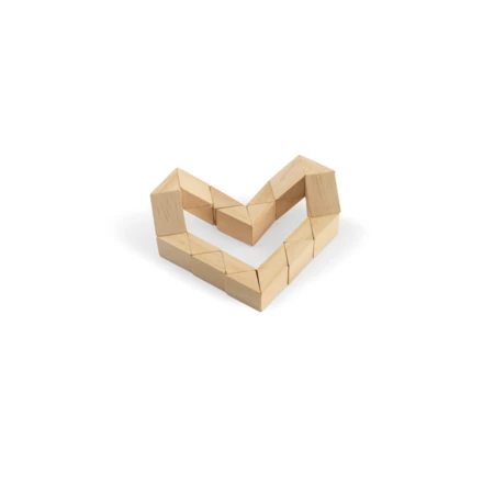 THINKO. Drewniane puzzle z 24 elementami (NPS-98157-160)