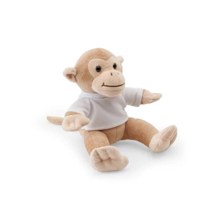 MONKY. Pluszowa zabawka w kształcie małpki z koszulką (NPS-98159-111)