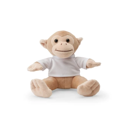 MONKY. Pluszowa zabawka w kształcie małpki z koszulką (NPS-98159-111)