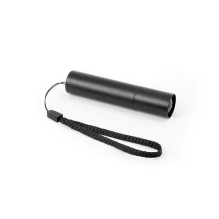 BRUCE. Latarka z możliwością ładowania, wykonana z aluminium pochodzącego z recyklingu (100% rAL), z wysuwaną końcówką o długości 30 mm (NPS-98164-103)
