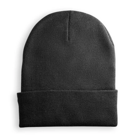 CARL. Recycled polyester (100% rPET) double-layered soft knit unisex beanie (NPS-99038-103)