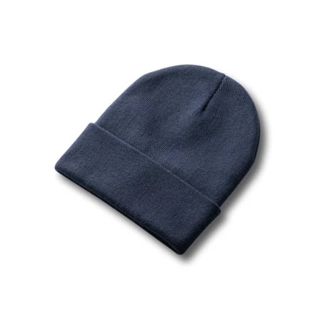 CARL. Recycled polyester (100% rPET) double-layered soft knit unisex beanie (NPS-99038-134)