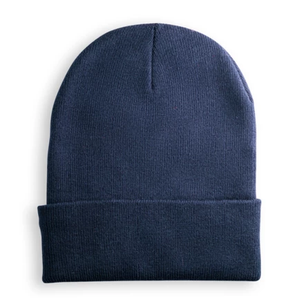 CARL. Recycled polyester (100% rPET) double-layered soft knit unisex beanie (NPS-99038-134)