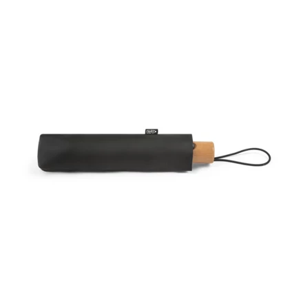 RIVER. Telescopic umbrella in 190T recycled polyester (100% rPET) pongee with automatic opening and closing (NPS-99040-103)
