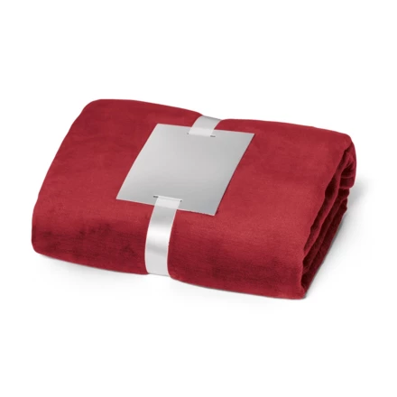 DYLEAF. (240 g/m²) fleece blanket with ribbon wrap and personalisation card (NPS-99075-115)