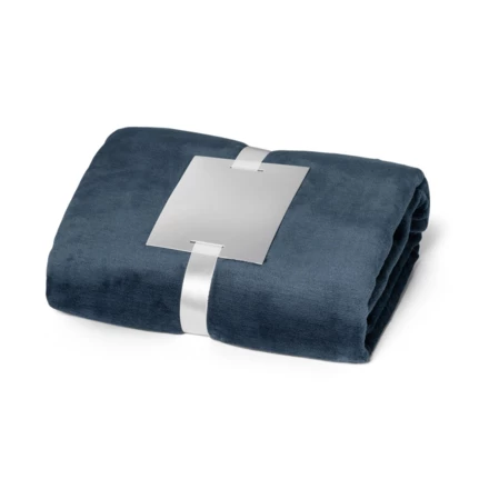 DYLEAF. (240 g/m²) fleece blanket with ribbon wrap and personalisation card (NPS-99075-131)