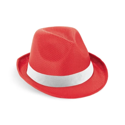 MANOLO POLI. Hat in PP with white polyester ribbon (NPS-99086-105)