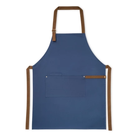 VESPER. Schürze aus 100% Canvas-Baumwolle (300 g/m²) mit Metalldetails (NPS-99816-104)