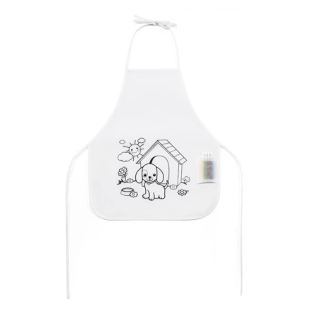 NILO. Children's apron for colouring in non-woven (80 g/m²) (NPS-99834-106)